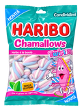 Haribo Chamallows Twirlix – Színes, Csavart Pillecukor - 140 g