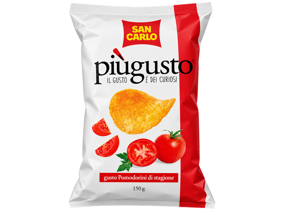 San Carlo Più Gusto – Olasz Paradicsomos Burgonyachips – 150 g