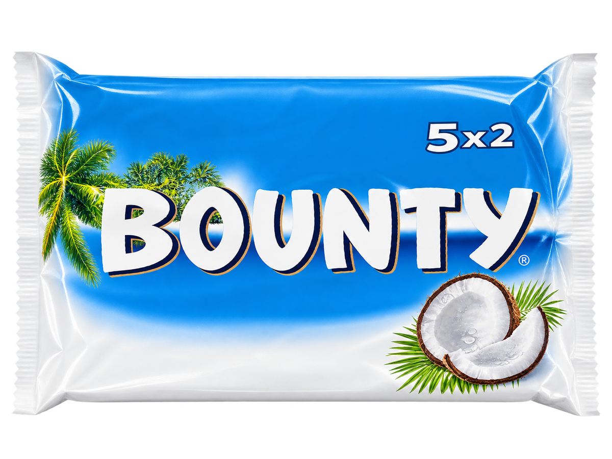 Bounty – Kókuszos Tejcsokoládé – 5 × 2 db