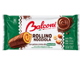 Balconi Rollino Nocciola – Mogyorókrémmel Töltött, Csokoládébevonatos Piskótatekercs – 222 g (6 db)