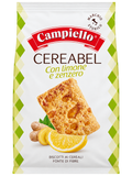 Campiello Cereabel – Citromos és Gyömbéres Gabonakeksz - 220 g