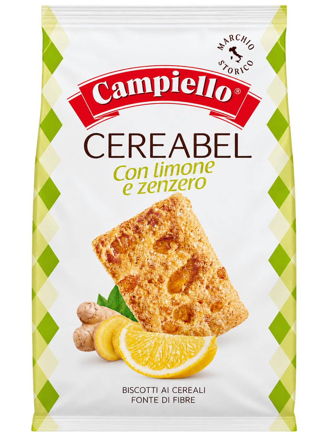 Campiello Cereabel – Citromos és Gyömbéres Gabonakeksz - 220 g