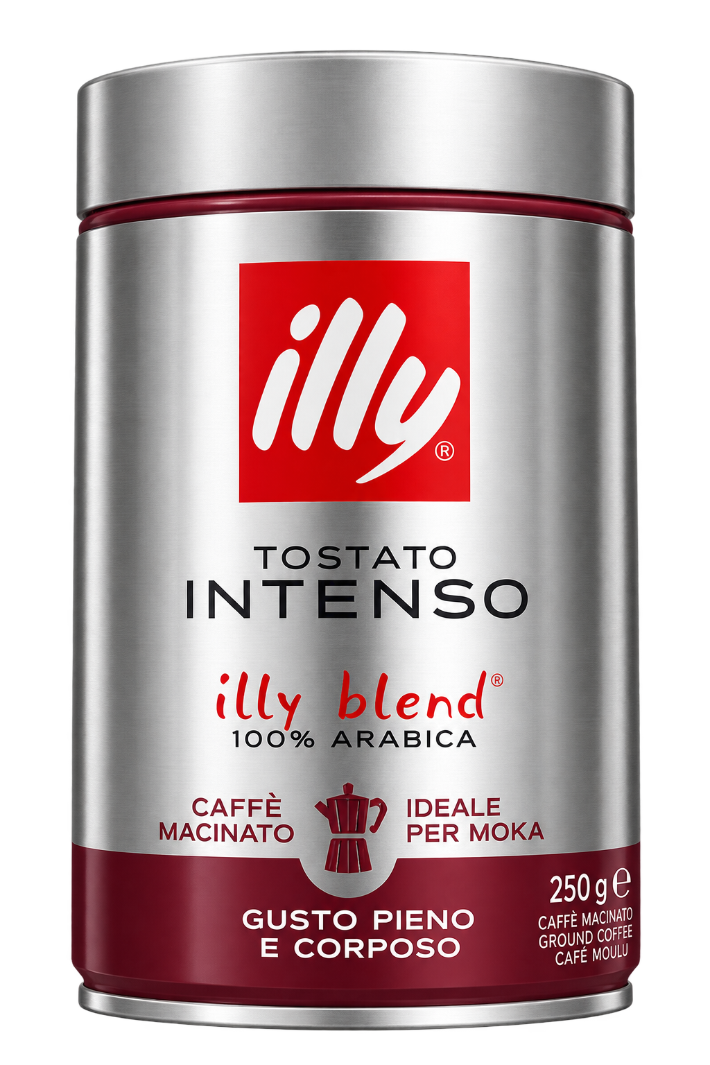 illy Tostato Intenso – 100% Arabica Őrölt Kávé – 250 g