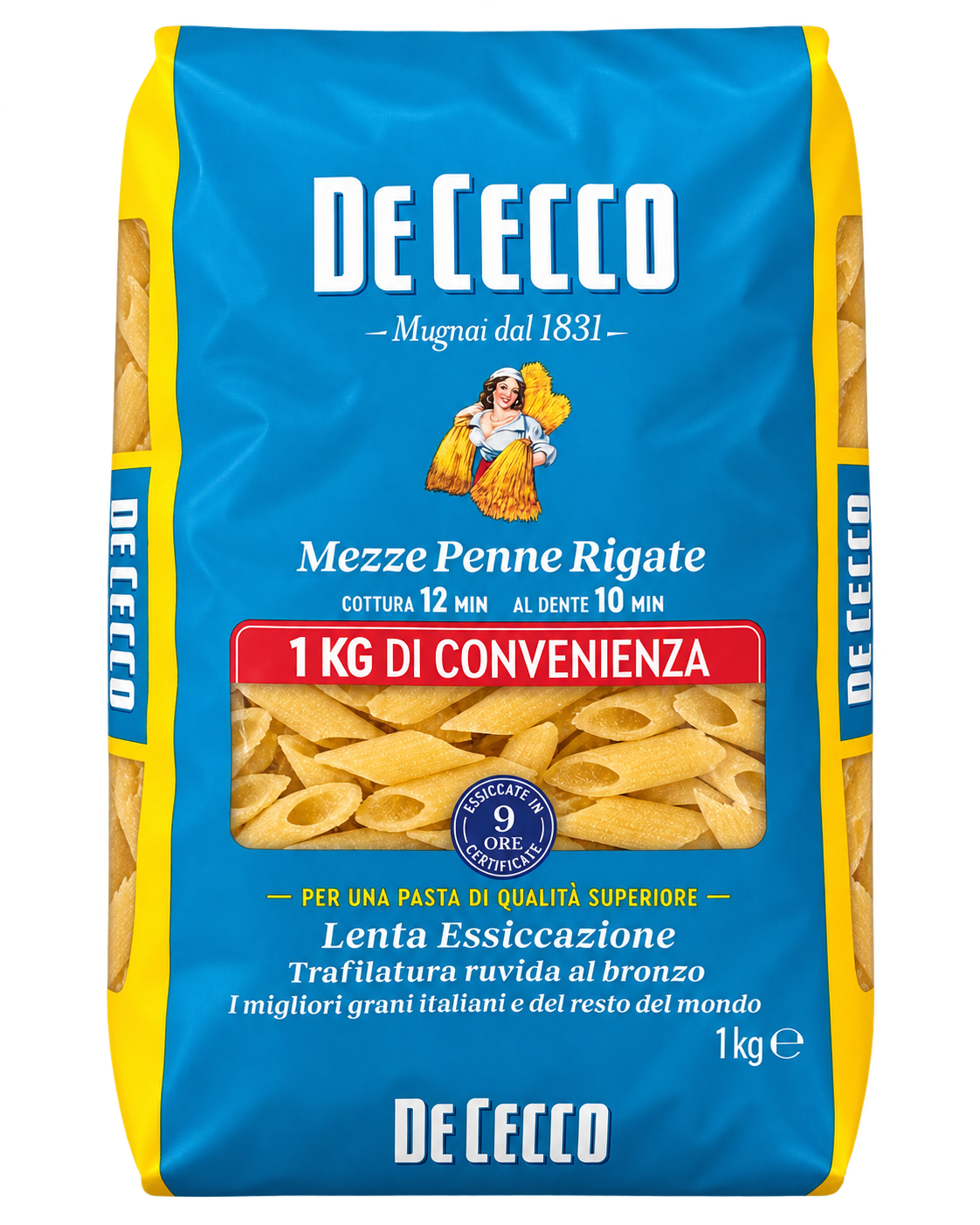De Cecco Mezze Penne Rigate – 1 kg