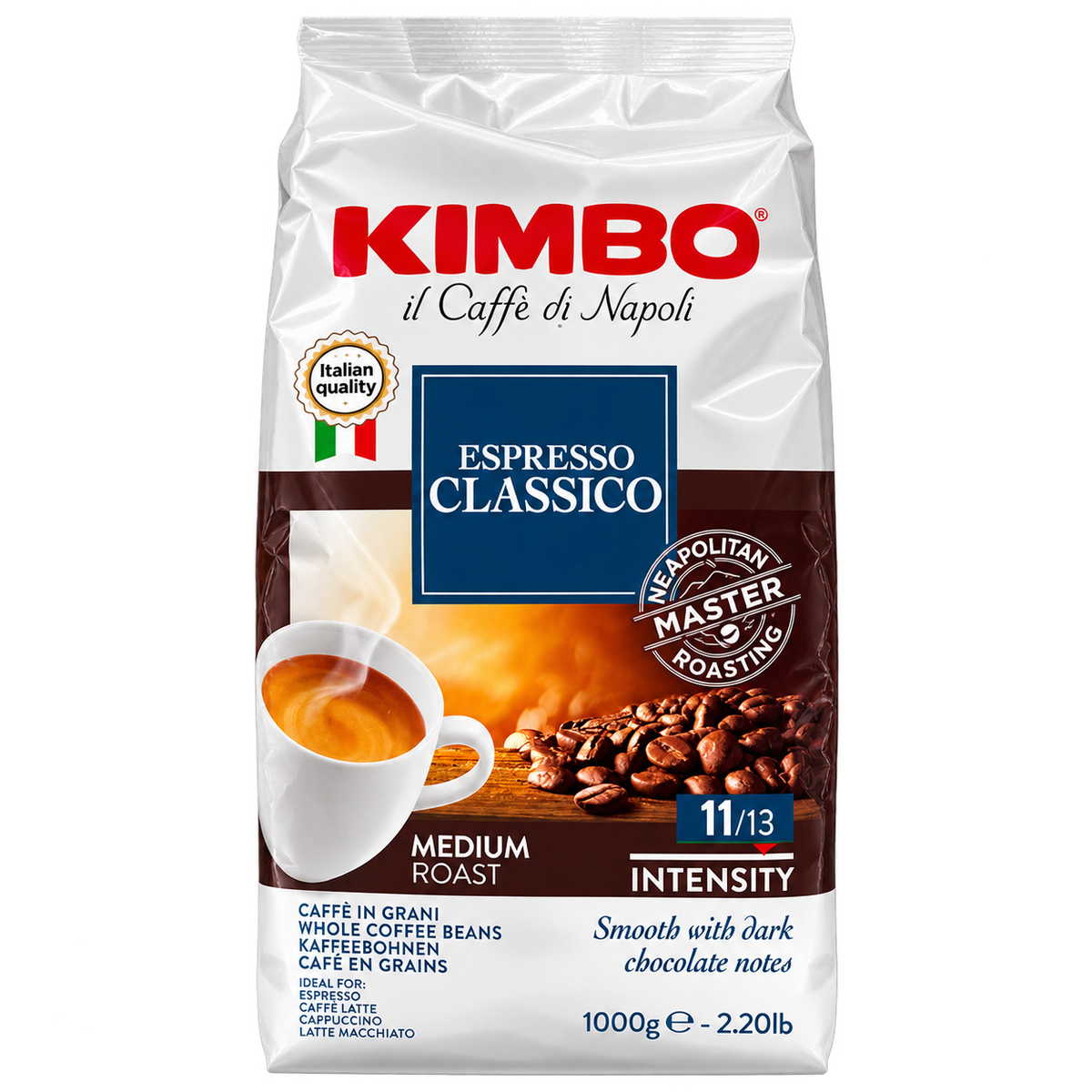 Kimbo Espresso Classico – Olasz Szemes Kávé – 1000 g