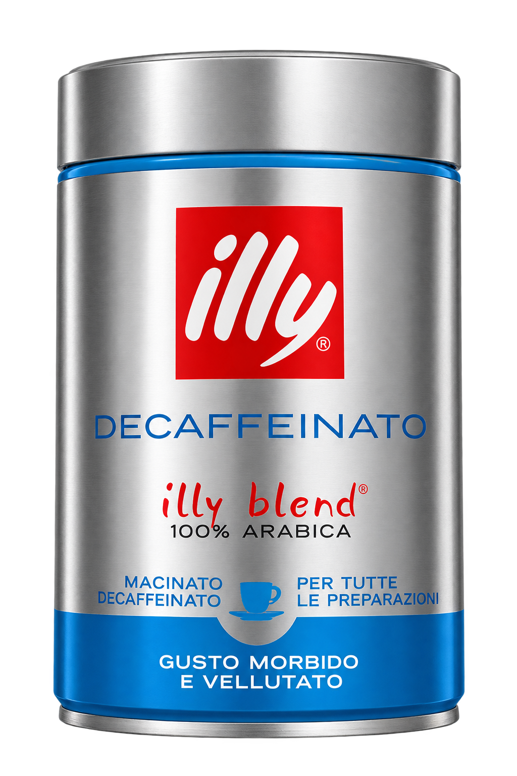 illy Decaffeinato – 100% Arabica Koffeinmentes Őrölt Kávé – 250 g
