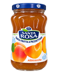 Santa Rosa Albicocche – Olasz Sárgabaracklekvár Gyümölcsdarabokkal - 350 g