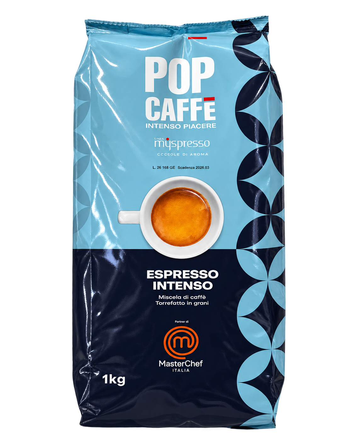 Pop Caffè Myspresso Espresso Intenso – Olasz Szemes Kávé – 1 kg