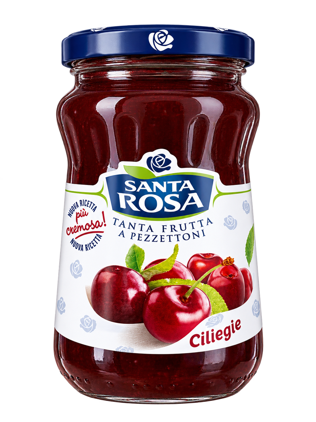 Santa Rosa Ciliegie – Olasz Cseresznyelekvár Gyümölcsdarabokkal - 350 g