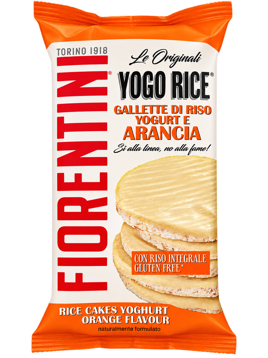 Fiorentini Yogo Rice – Narancsos-Joghurtos Rizsszelet GLUTÉNMENTES - 100 g