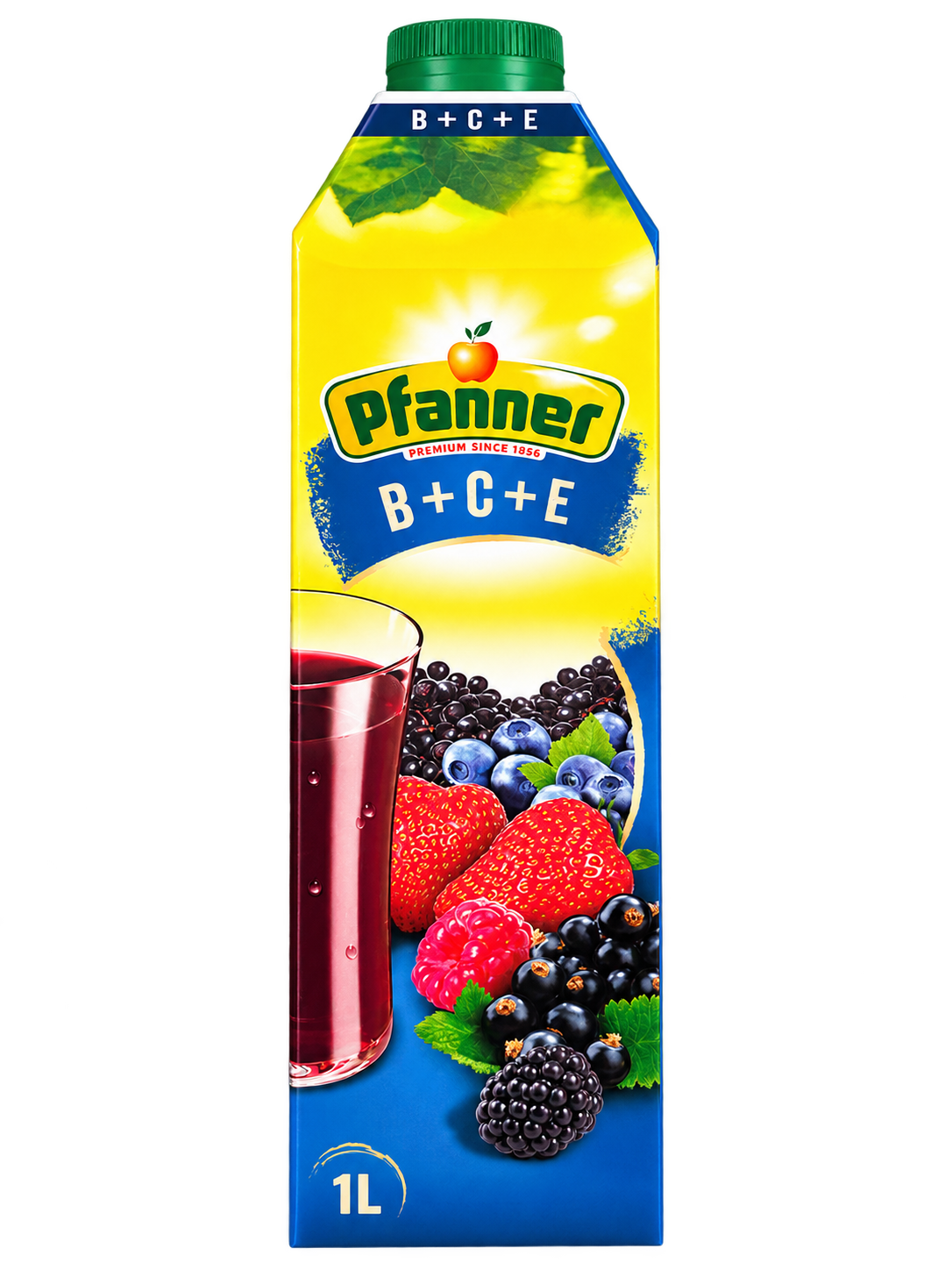 Pfanner B+C+E – Erdei Gyümölcsös, Vitaminokkal Dúsított Gyümölcsital – 1 L