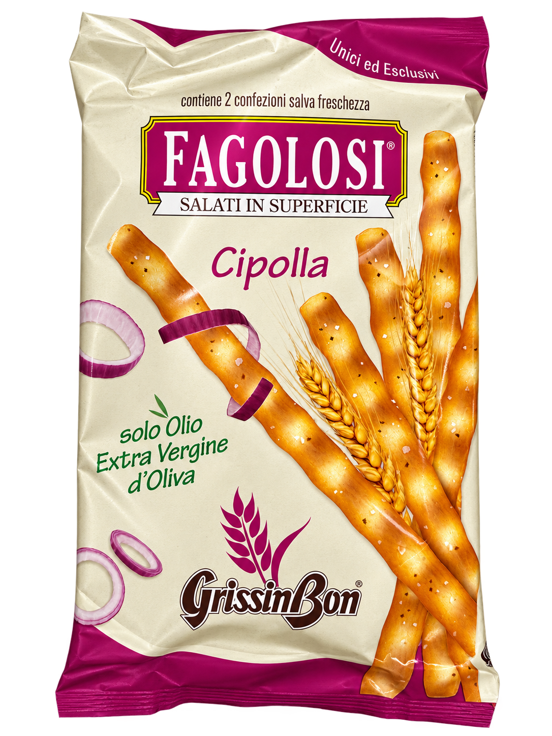 GrissinBon Fagolosi Cipolla – Hagymás grissini - 250 g