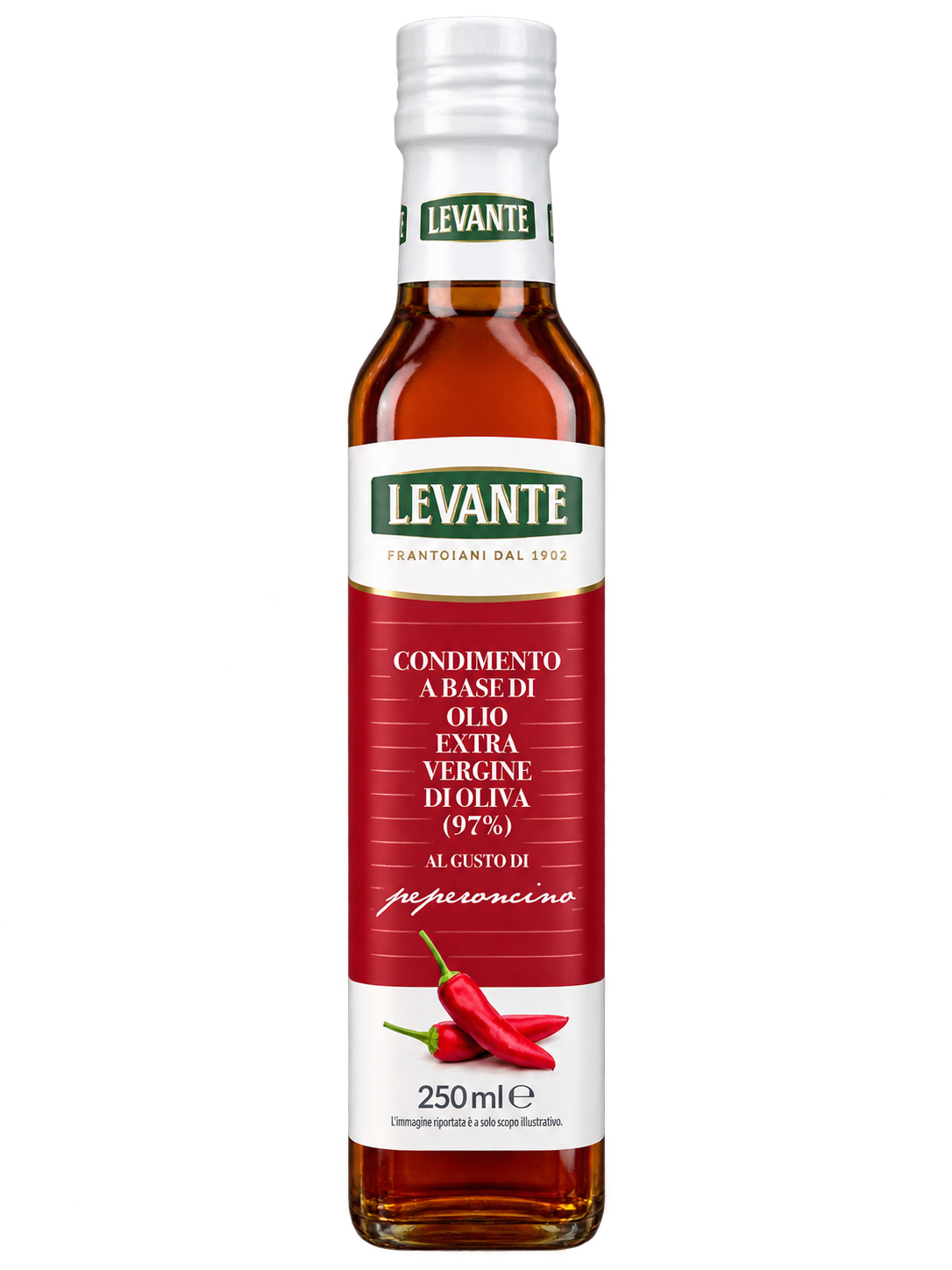Levante Chilipaprikás Extra Szűz Olívaolaj – 250 ml