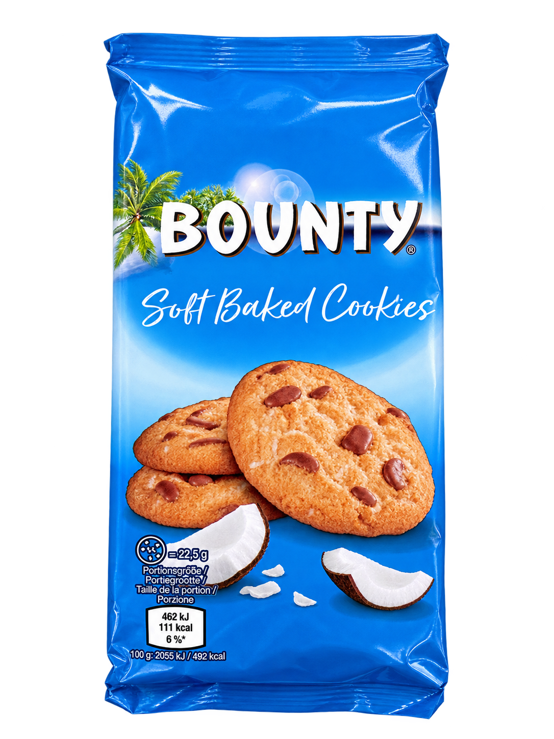 Bounty Soft Baked Cookies – Puha, Kókuszos-Tejcsokoládés Keksz – 180 g