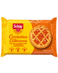 Schär Crostatina Albicocca – Gluténmentes Sárgabaracklekváros Linzerkosárka – 4 db (152 g)
