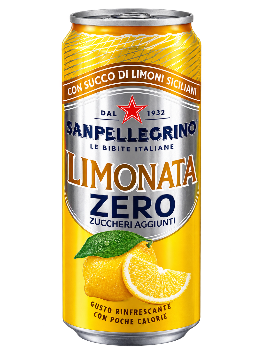 Sanpellegrino Limonata Zero – Hozzáadott Cukor Nélküli Olasz Citromos Üdítőital – 330 ml
