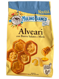 Mulino Bianco Alveari – Sós vajas, mézes keksz - 300 g