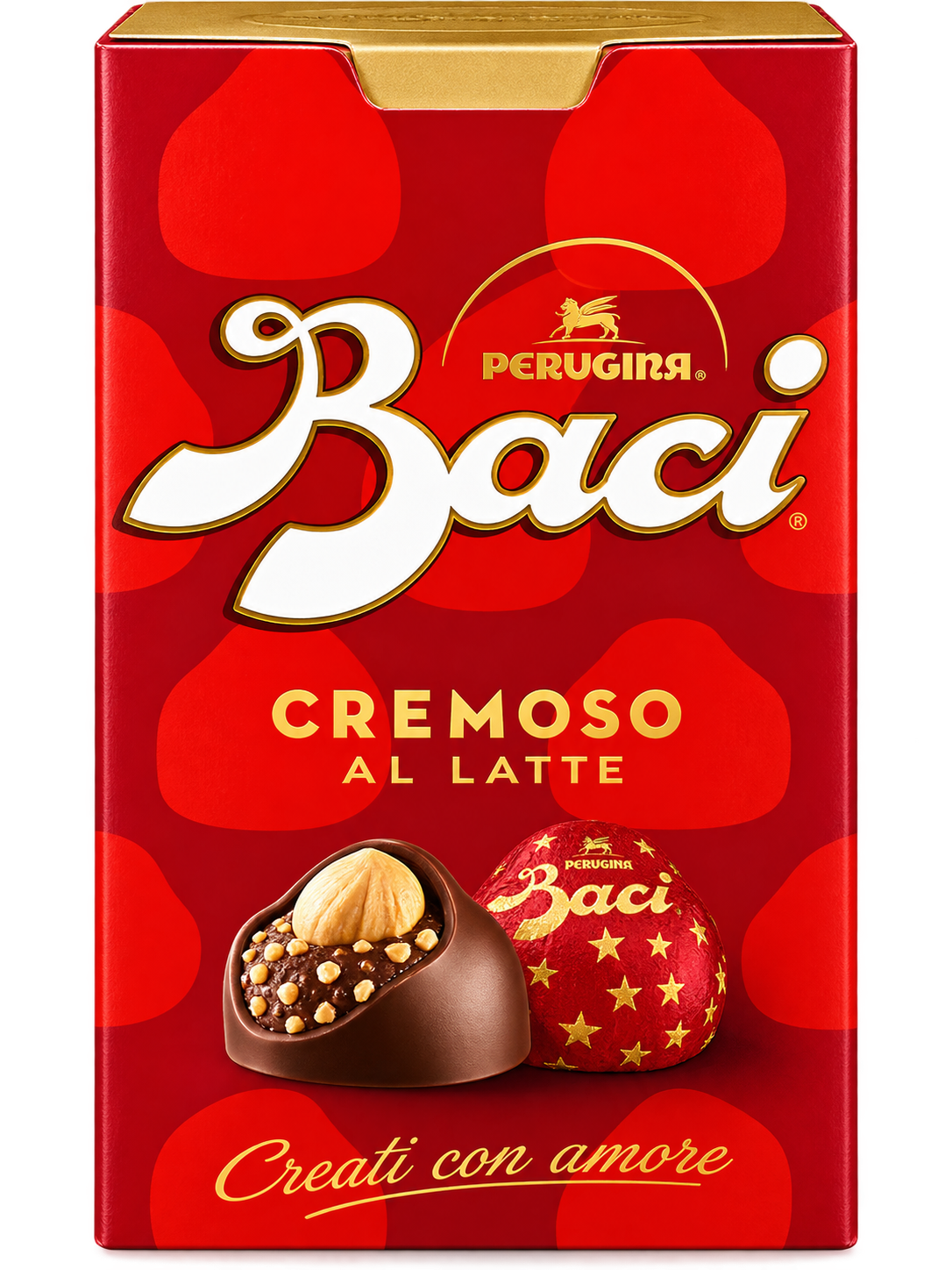 Baci Cremoso al Latte – Krémes Tejcsokoládés-Mogyorós Praliné - 200 g