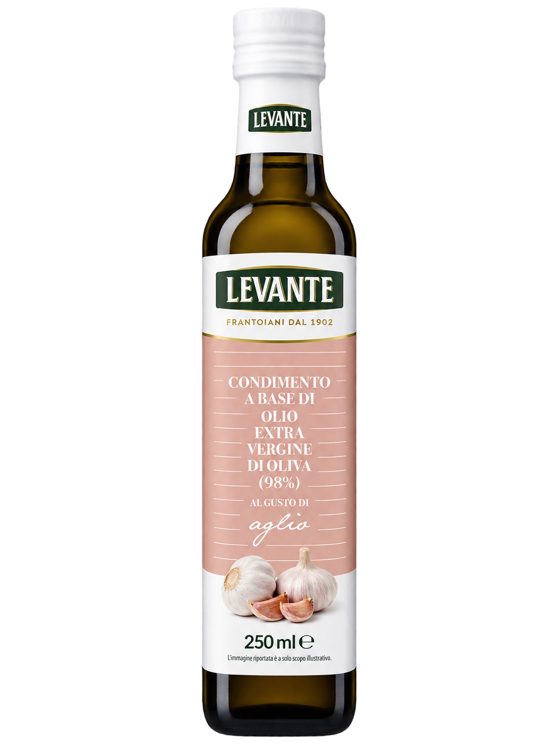 Levante Fokhagymás Extra Szűz Olívaolaj – 250 ml