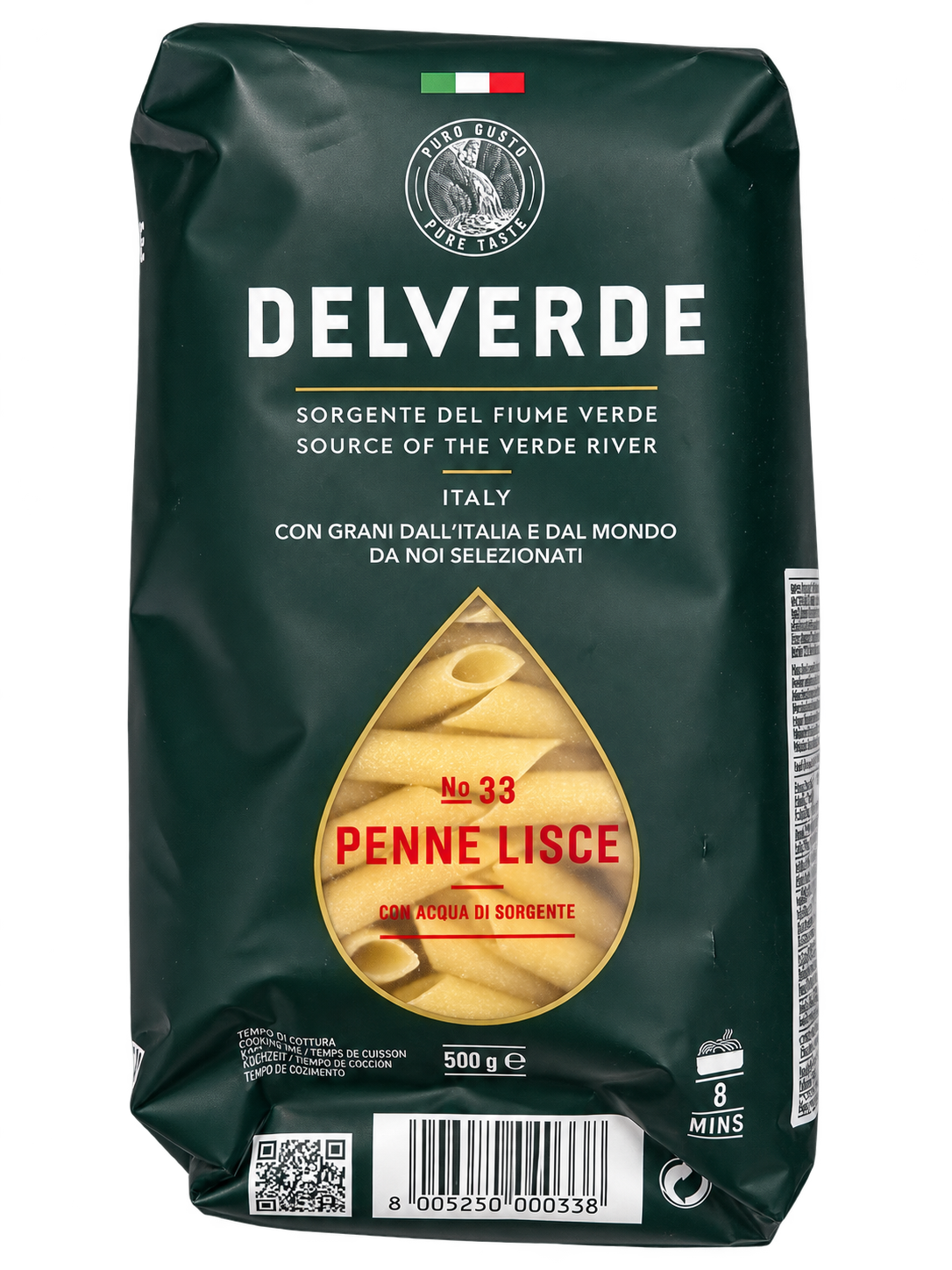 Delverde Penne Lisce – 500 g