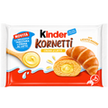 Kinder Kornetti Crema al Latte – Tejkrémmel töltött croissant – 6 db