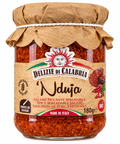 Delizie di Calabria 'Nduja – Pikáns, Kenhető Calabriai Szalámikrém – 180 g