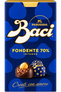 Baci Fondente 70% Intenso – Étcsokoládés-Mogyorós Praliné 70%-os Étcsokoládéval - 200 g
