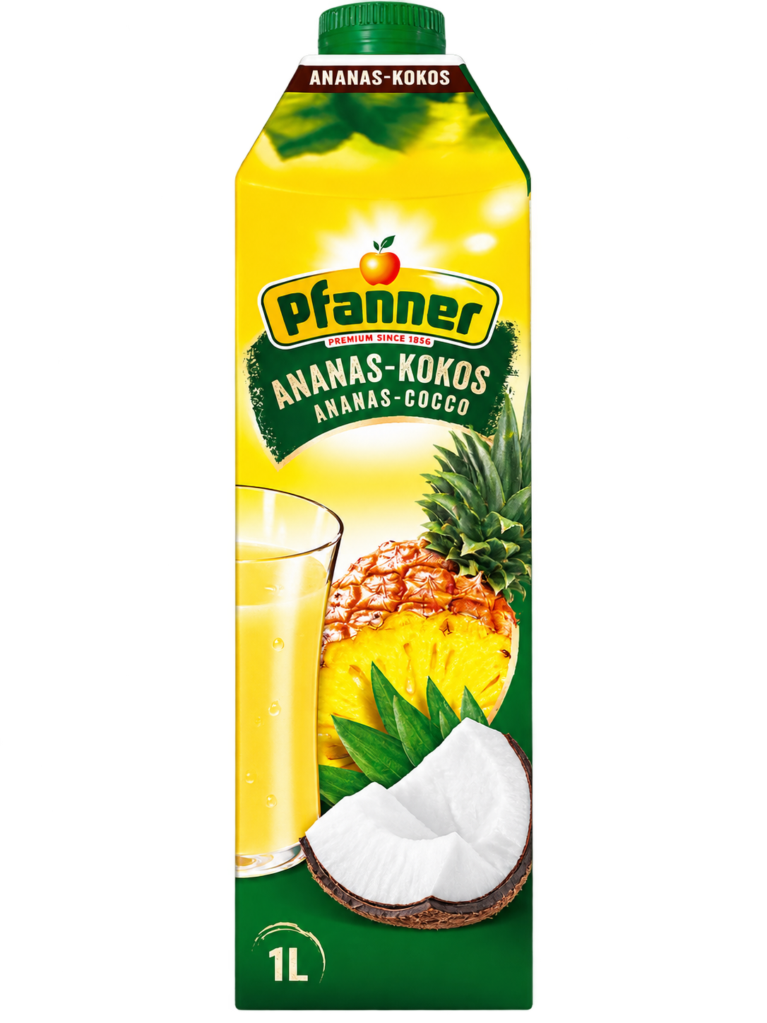 Pfanner Ananas-Kokos – Ananászos-Kókuszos Gyümölcsital – 1 L