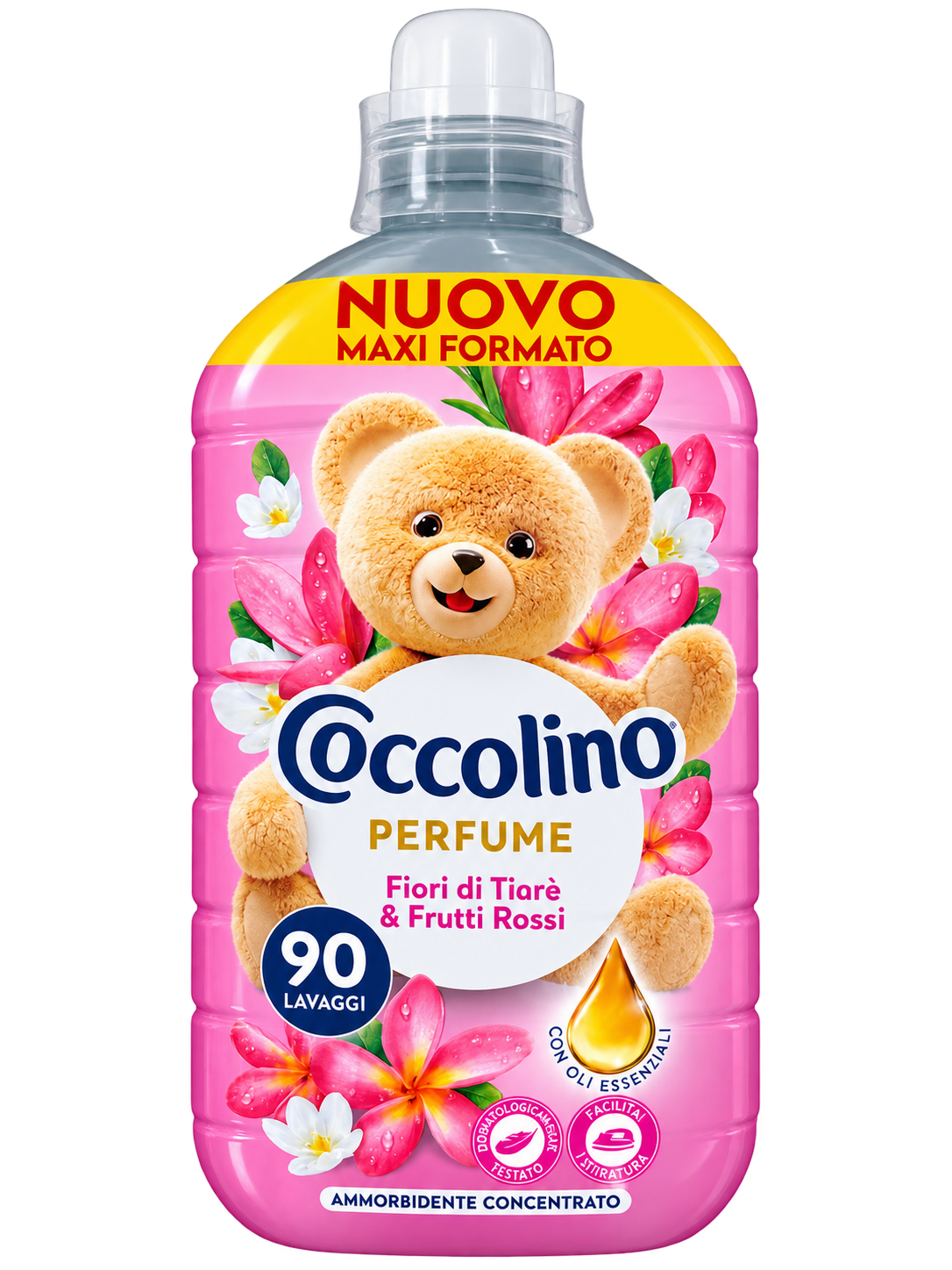 Coccolino Perfume – Tiarévirág és Piros Bogyós Gyümölcsök Illatú Textilöblítő – 90 mosás