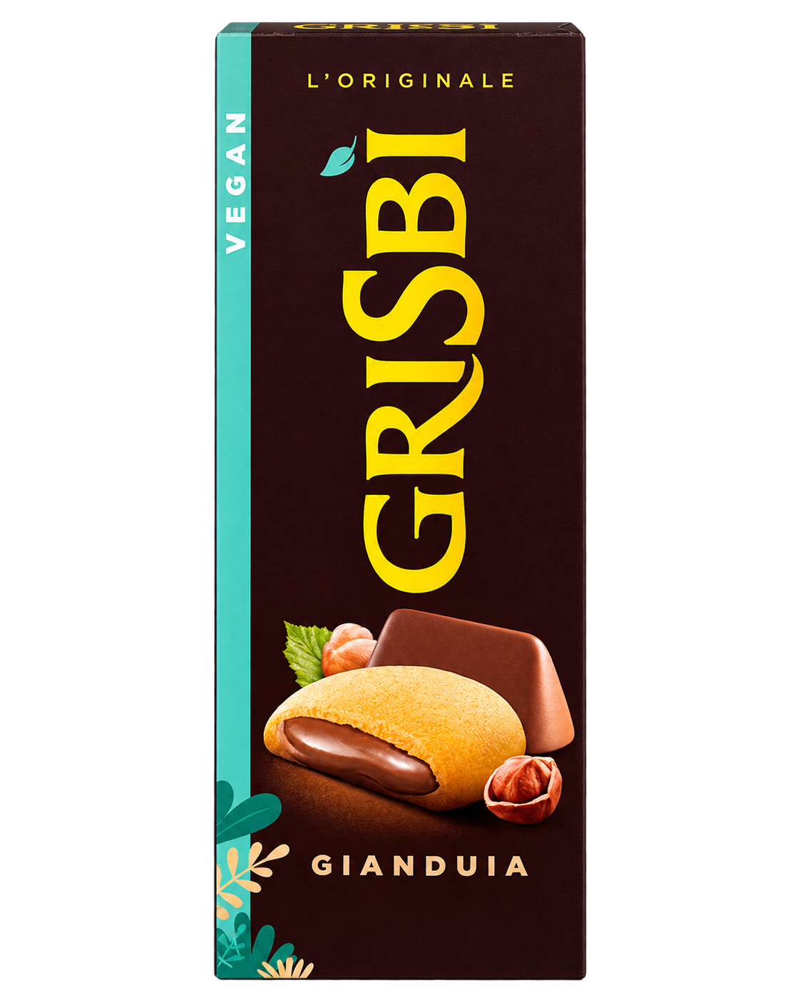 Grisbì Vegan Gianduia – Vegán Mogyorós-Csokoládés - 135 g