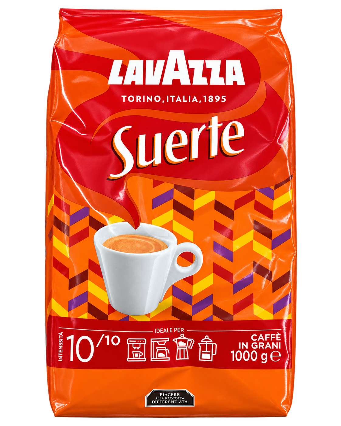Lavazza Suerte – Intenzív Olasz Szemes Kávé – 1 kg