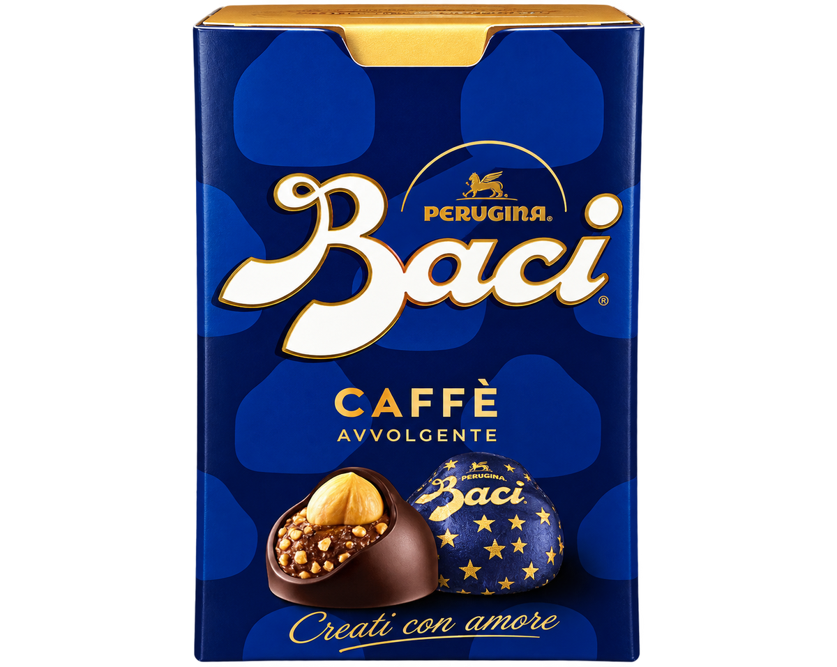 Baci Caffè Avvolgente – Kávés-Mogyorós Csokoládépraliné - 200 g