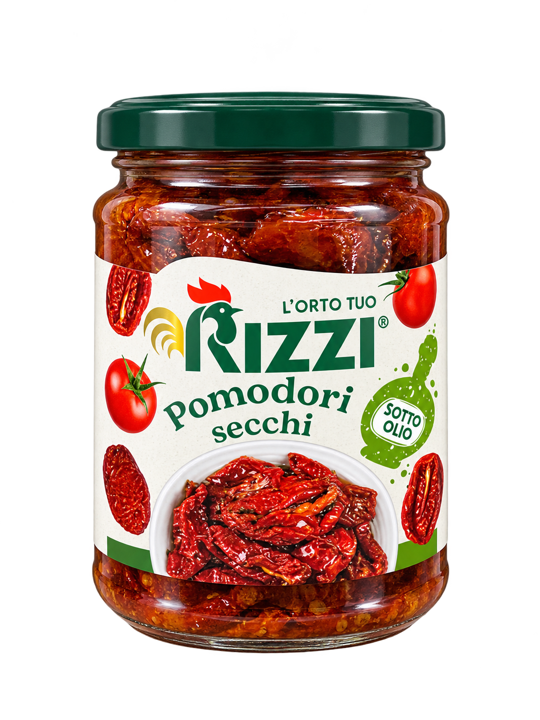 Rizzi Pomodori Secchi Sott’Olio – Olíva Olajban Eltett Aszalt Paradicsom - 280 g
