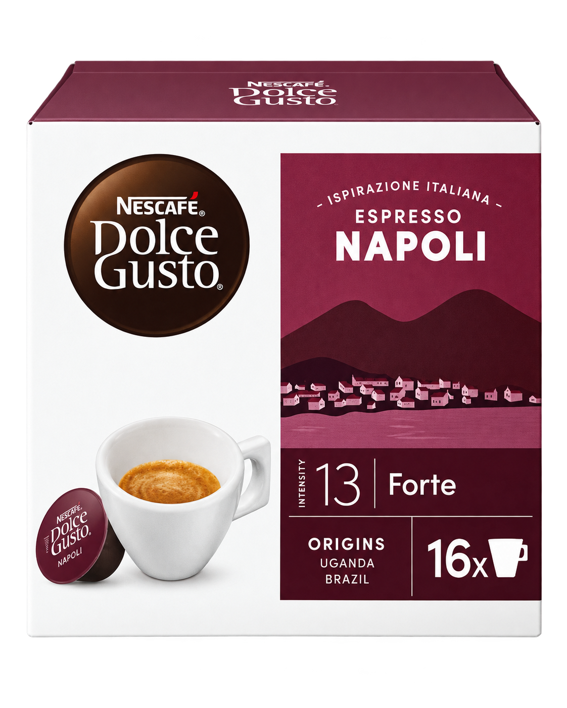 Nescafé Dolce Gusto Espresso Napoli – Kávékapszula – 16 db