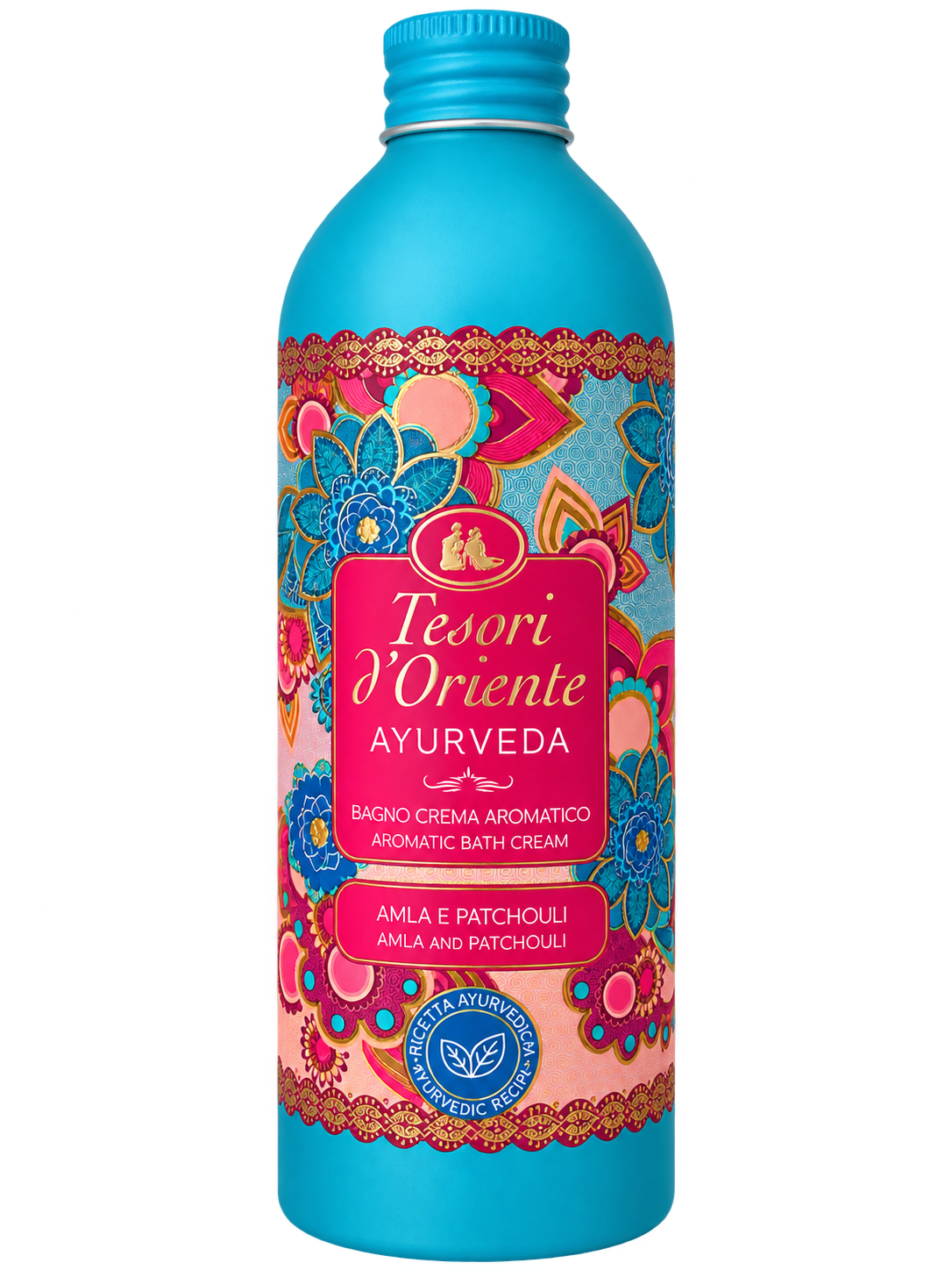 Tesori d'Oriente Ayurveda – Amla és Pacsuli Illatú Aromás Fürdőkrém – 500 ml