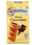 Mulino Bianco Flauti Cioccolato – Csokoládékrémmel Töltött Puha Péksütemény – 8 db