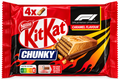 KitKat Chunky F1 Caramel – Karamellás, Ropogós Ostyás Csokoládé – 4 db (160 g)