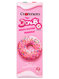 Cuorenero Tiny Donuts Fragola – Gluténmentes, Epres Ízesítésű Mini Fánkok – 3 db (111 g)