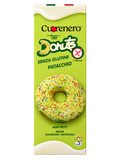 Cuorenero Tiny Donuts Pistacchio – Gluténmentes, Pisztáciás Mini Fánkok – 3 db -100 g