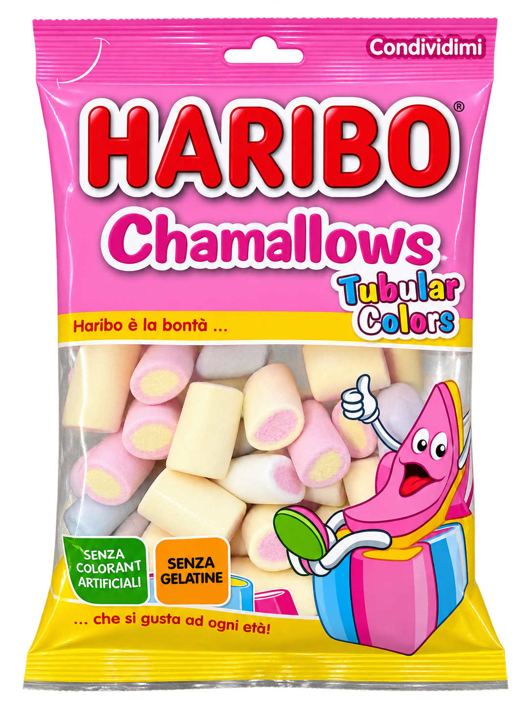 Haribo Chamallows – Színes, Töltött Pillecukor - 140 g