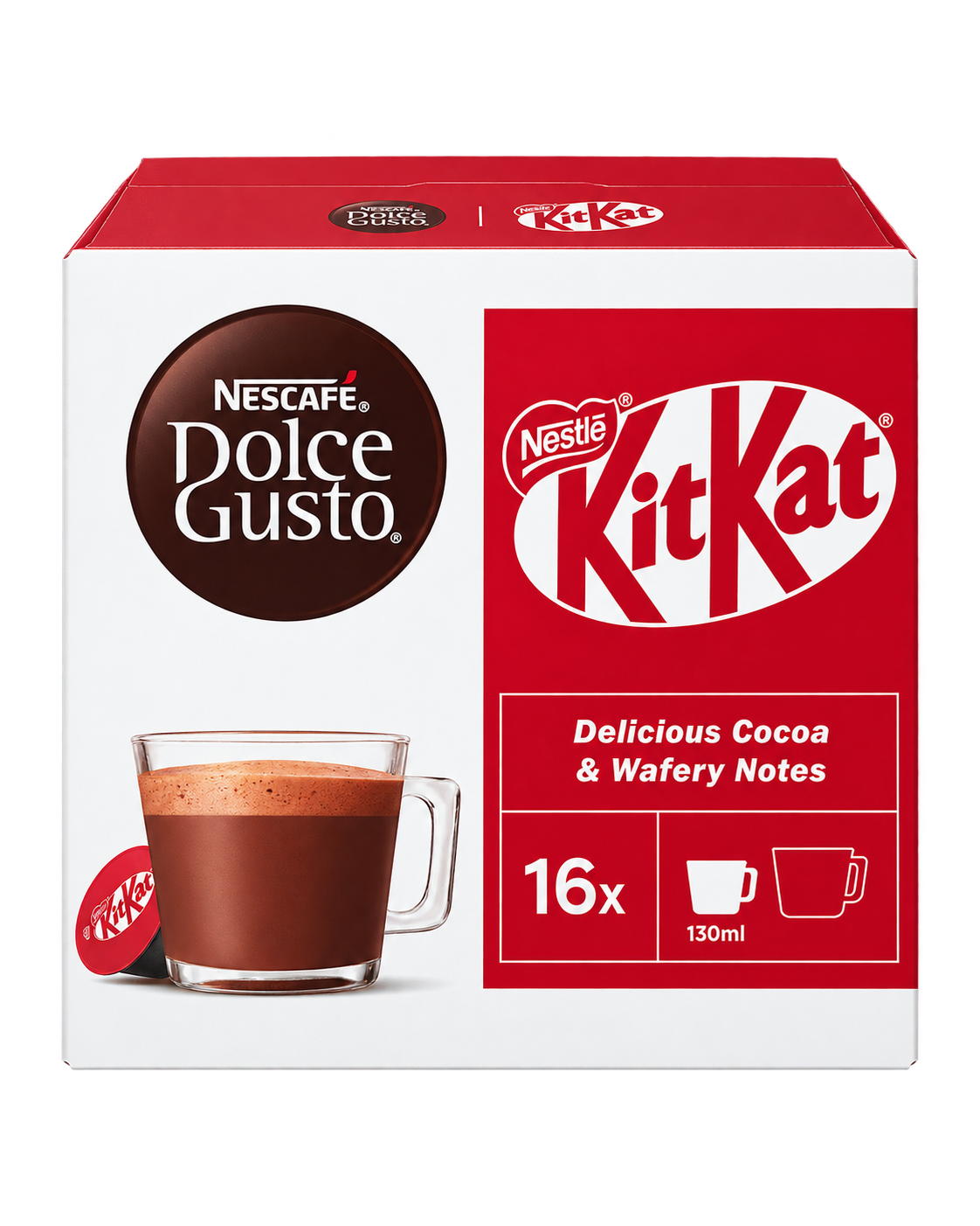 Nescafé Dolce Gusto KitKat – Kakaóital kapszula – 16 db