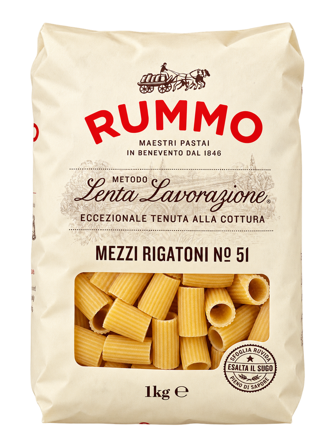 RUMMO Mezzi Rigatoni - 1 kg