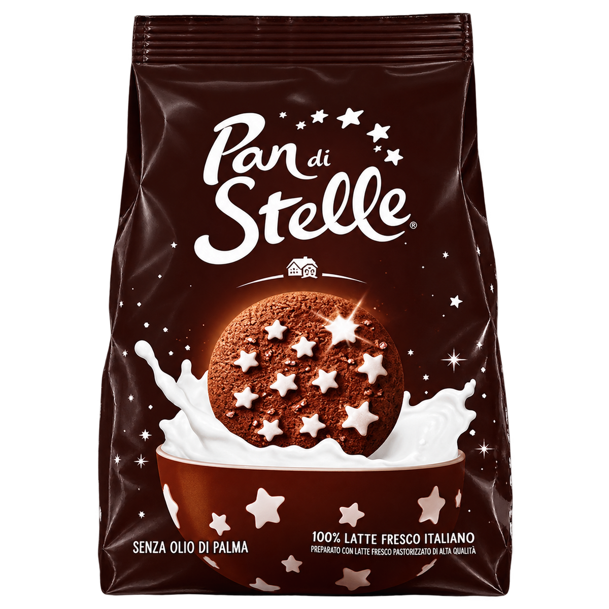 Pan di Stelle – Olasz Kakaós Keksz Fehér Csillagokkal - 300 g
