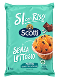 Riso Scotti Sì con Riso – Laktózmentes, Csokoládédarabos Rizses Muffin – 6 db