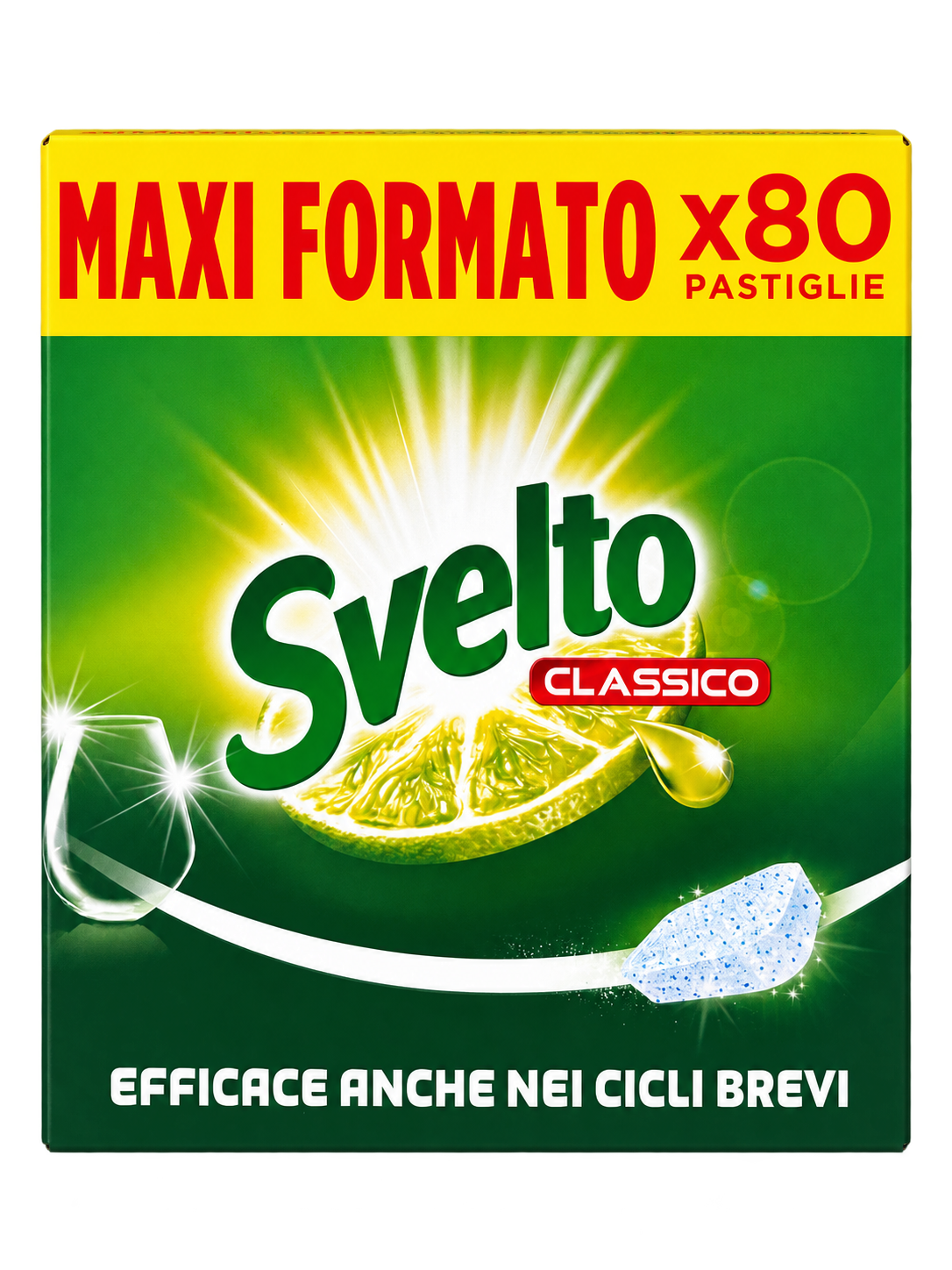 Svelto Classico – Klasszikus Mosogatógép-tabletta – 80 db