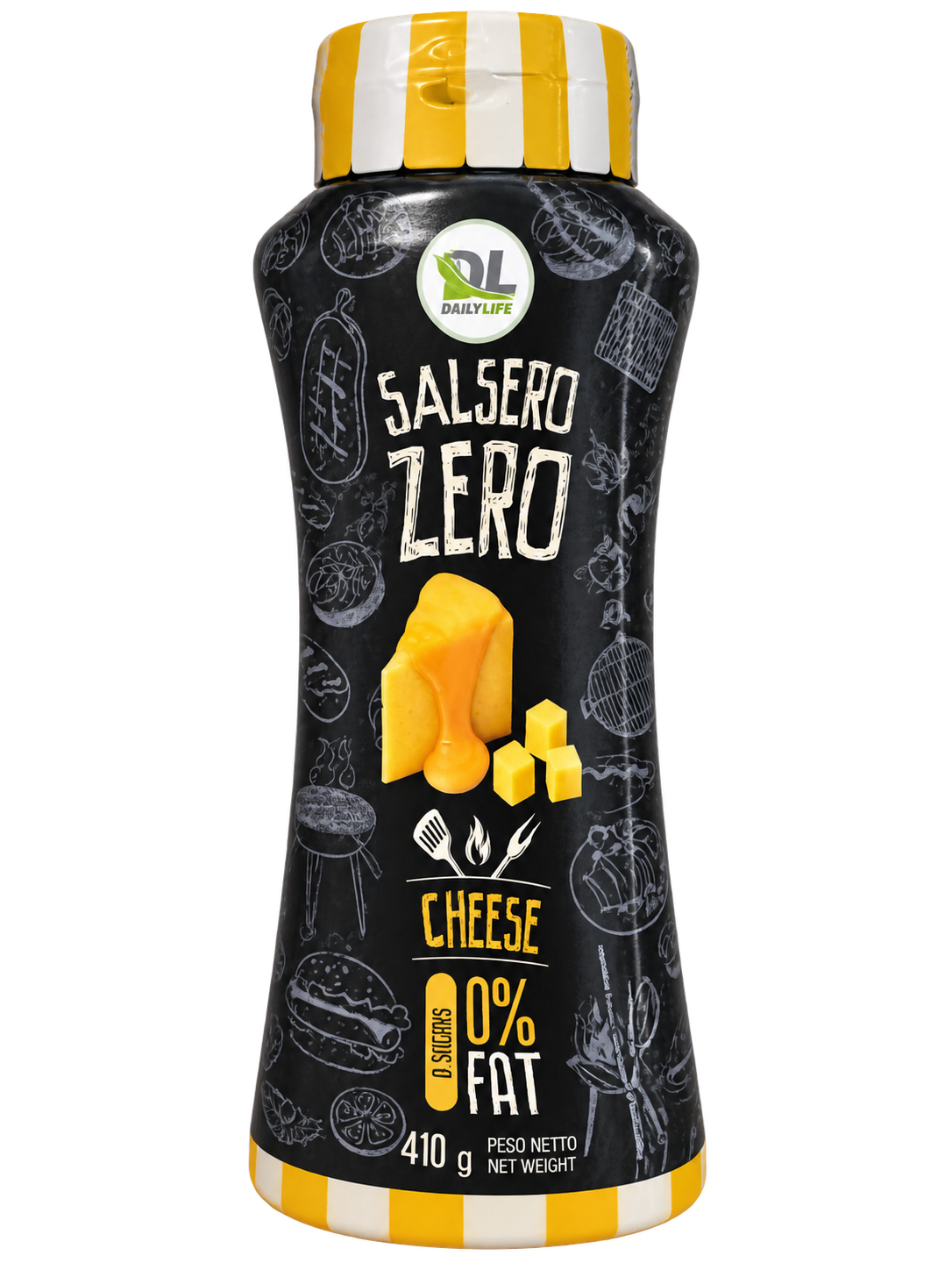 DailyLife Salsero Zero Cheese – Zsírmentes, Sajtos Ízű Szósz – 410 g