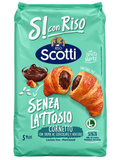 Riso Scotti Sì con Riso – Laktózmentes, Csokoládés-Mogyorókrémmel Töltött Croissant – 5 db