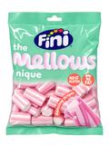 Fini The Mellows Nique - Rózsaszín-Fehér Csíkos Pillecukor - 150 g