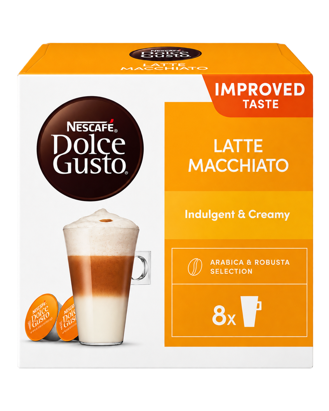 Nescafé Dolce Gusto Latte Macchiato – Tejes kávékapszula – 8 adag
