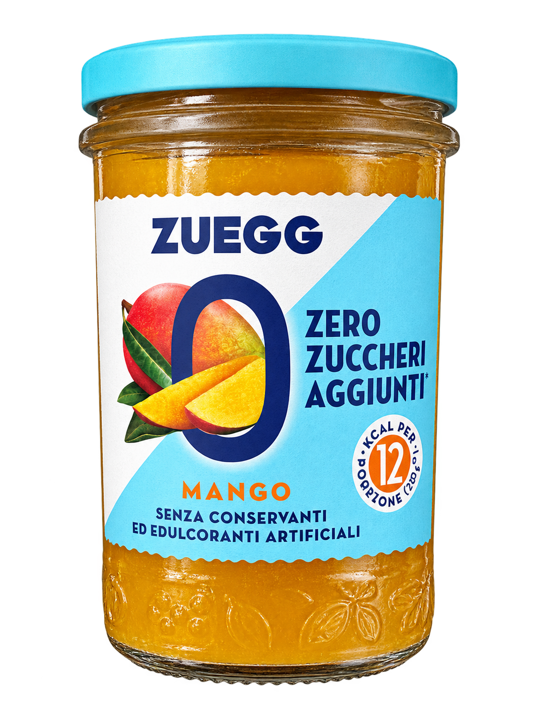 Zuegg Zero Mango – Olasz Mangólekvár, Hozzáadott Cukor Nélkül - 220 g